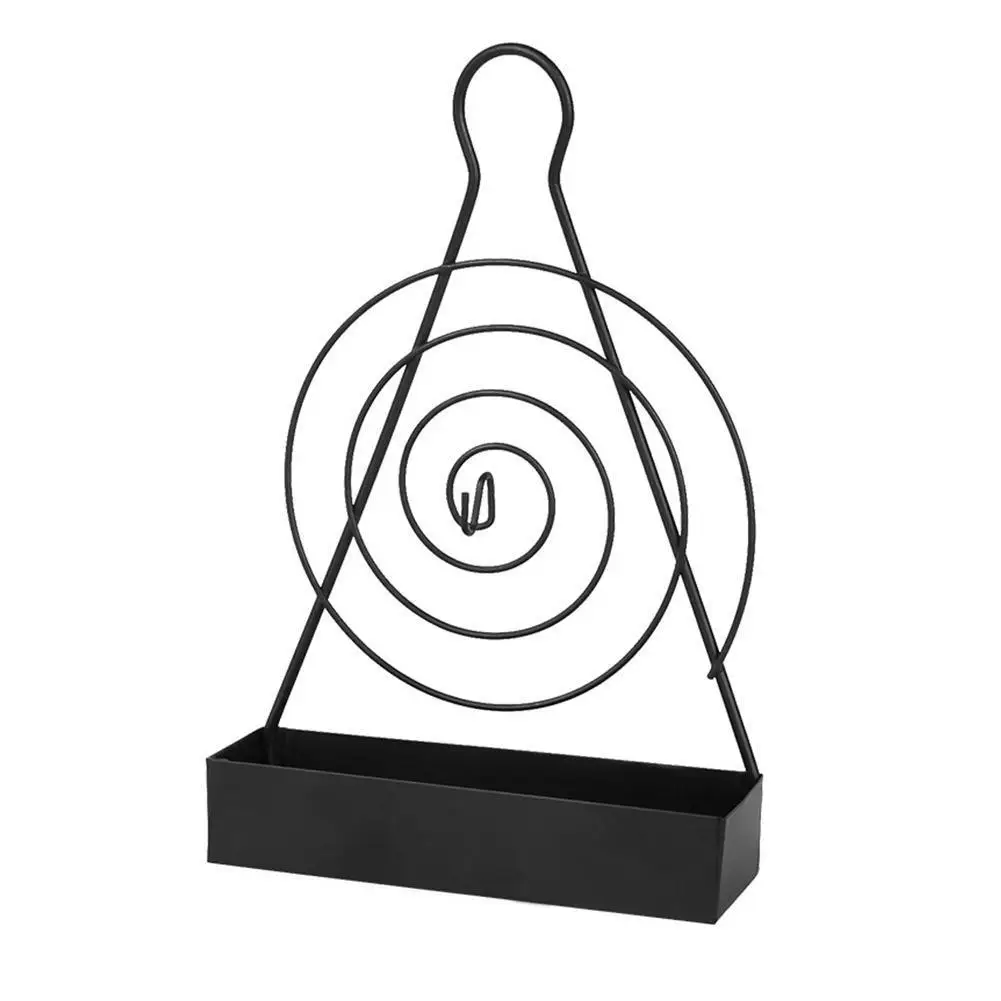 

Nordic Minimalist Creative Wrought Iron Mosquito Coil Holder Rack Incense Decor Repellent Decorative Home Artifact Insect I6E8