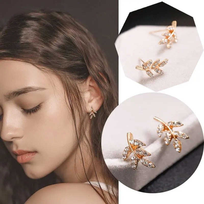 

Exquisite Women Angel Earrings Simple Geometric Wild Ear Jewelry Street Style Fashion Elements Collocation Accessories Wholesale
