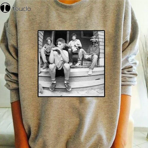 

Однотонный спортивный серый свитшот для мужчин и девочек Golden Warhol