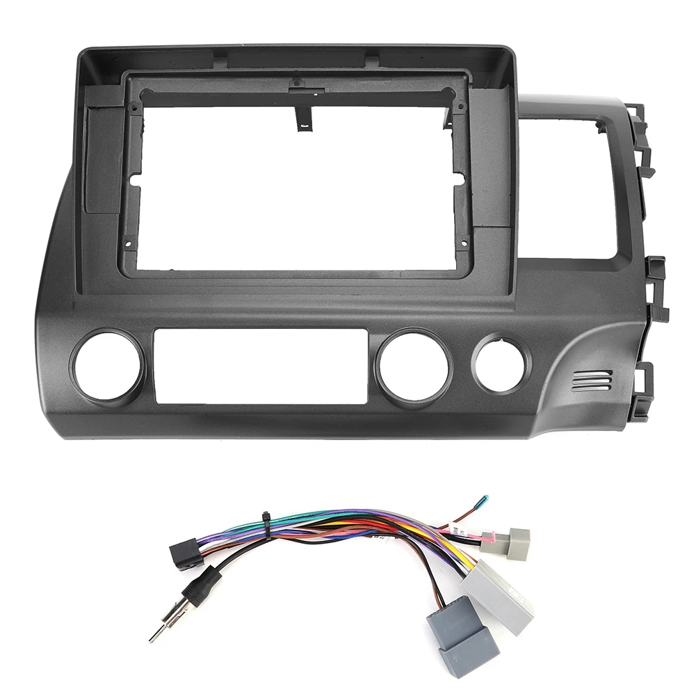 

Car Interior GPS Navigator Panel Frame Cover Trim Right Drive Fit for Honda Civic 2006