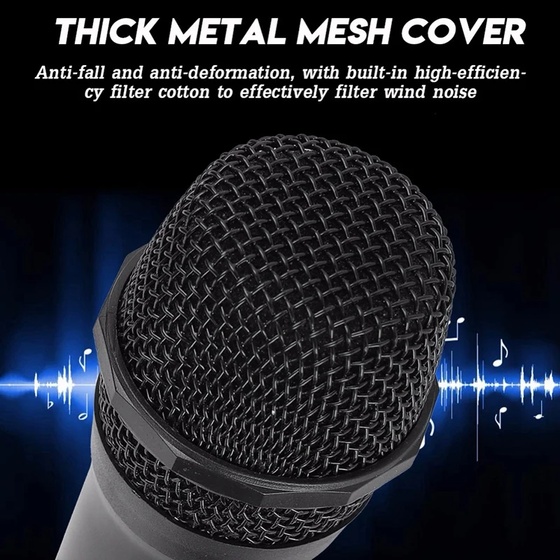 Универсальный УКВ беспроводной ручной микрофон с приемником для караоке/деловых