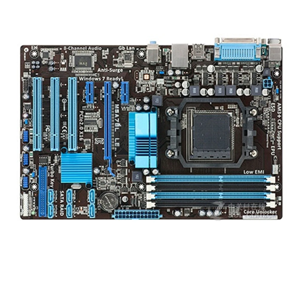 Материнская плата для настольного компьютера Asus M5A78L LE 760G разъем AM3 + DDR3 16G FXPhenom II