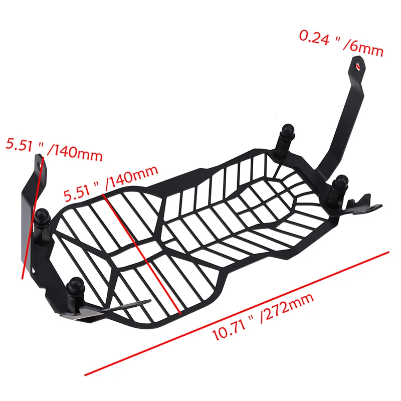 Posbay мотоцикл фары модифицированный забор решетка защита фара для BMW R1200 Кафе Racer