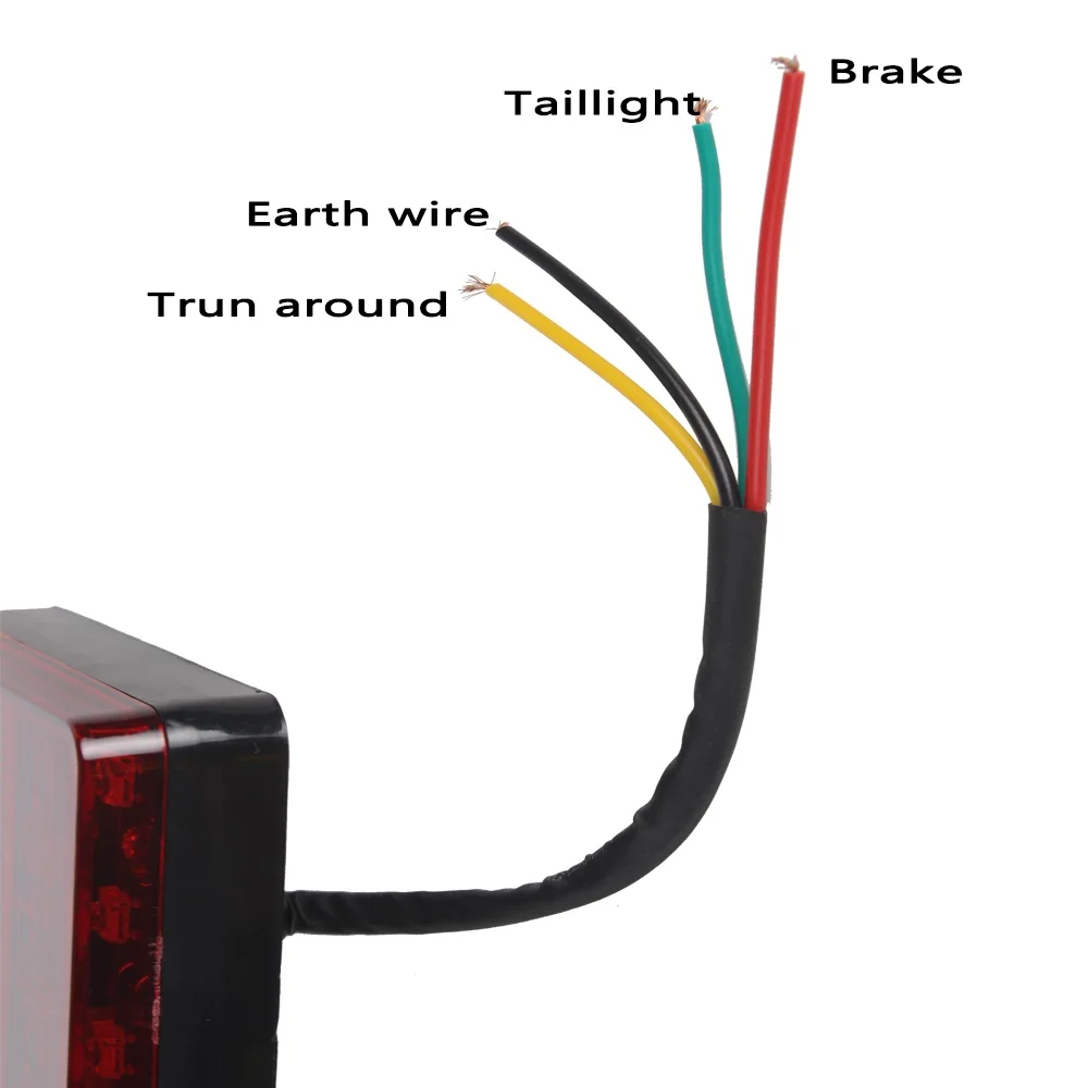 LEEPEE 8 светодиодный автомобиль хвост светильник задние фонари Тай s Аварийные огни