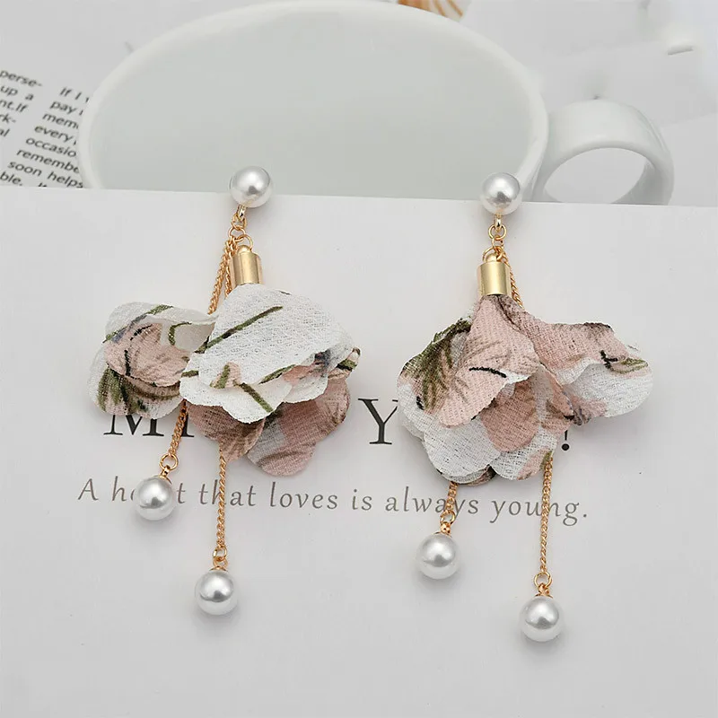 Новые шифоновые Цветочные Подвески DIY Материал сумка аксессуары ручной работы