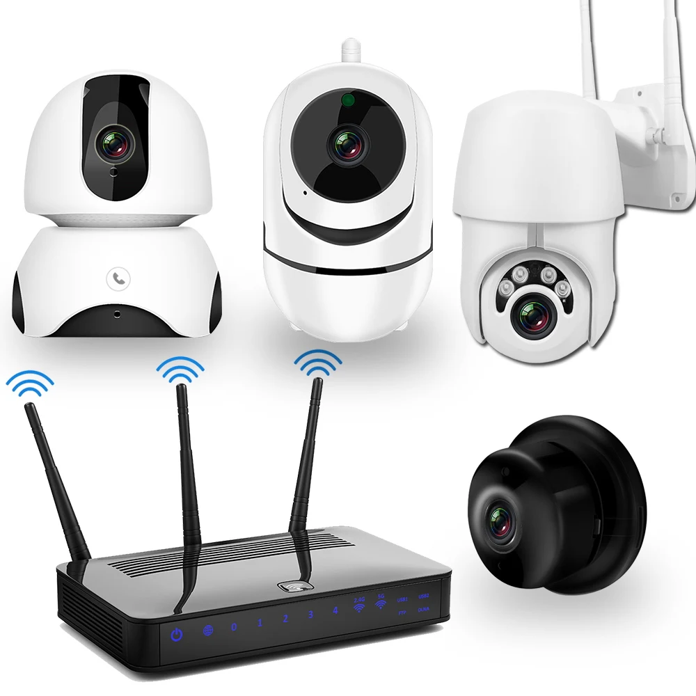 Комплект видеонаблюдения комплект ip-камер WiFi камера 1080P двухстороннее аудио ночное видение беспроводная CCTV камера система безопасности комплект