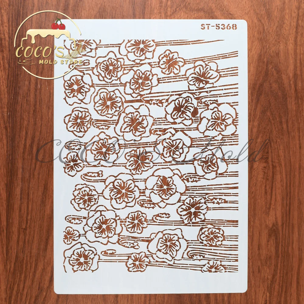 Трафареты A4 для украшения торта пластиковый шаблон скрапбукинга сделай сам