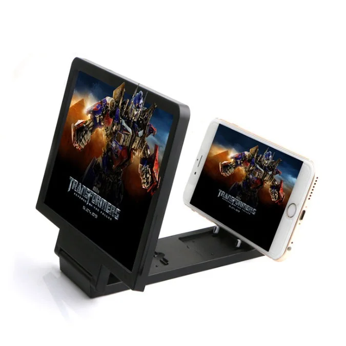 

8.2 inch 3D Phone Screen Magnifying Glass 3X Desktop Foldable Stereoscopic Amplifying HD Tablet Video Screen Magnifier