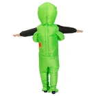 Костюм человека с зеленым инопланетянином, надувной забавный надувной костюм, косплей для вечерние NOV99