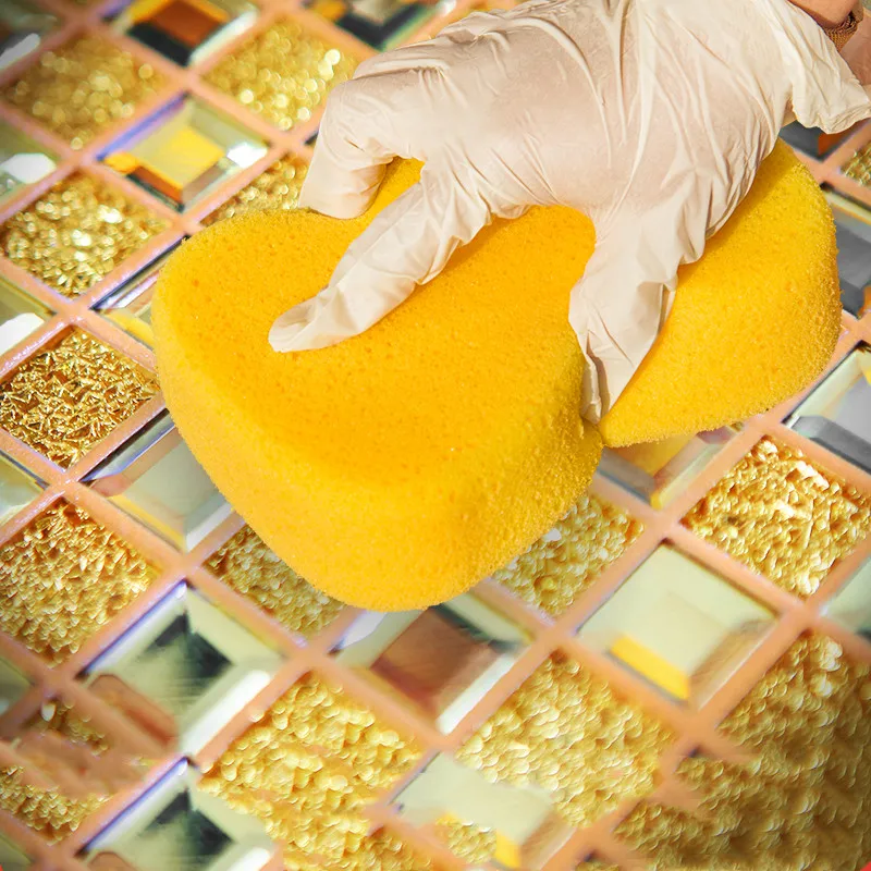 Epoxy color sand beauty seam Floor cleaning sponge Wiper Special Marbles Mosaic caulk wiper Car clean Care for Construction tool