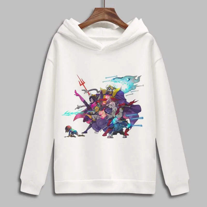 Используйте Косплей Толстовка фриск без принтом скелета флисовая пуловер худи