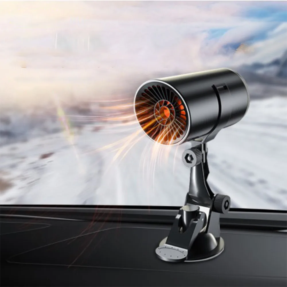 

12V 150W 2 In 1 Car Heater Cup Electric Cooling Heating Fan Defrosting Dryer Windshield Defogging Mist Eliminator With Bracket