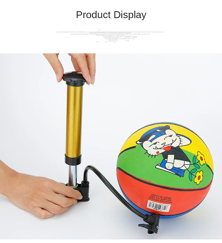 

Portable Pet Ball Basketball Accessories Bicycle Mini Manual Pump Thickened Plum Handle Dog Accessories for Small Dogs