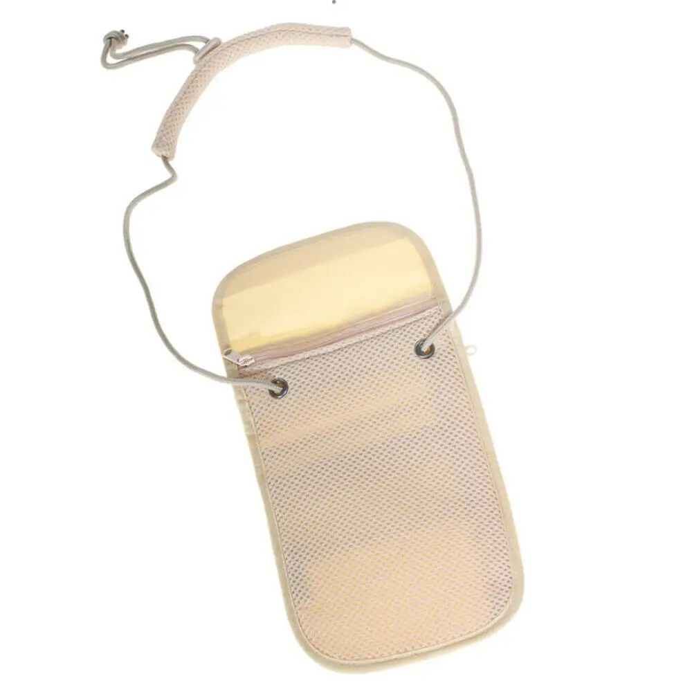 Кошелек для монет мужчин и женщин защитный дорожный держатель паспорта Сумка