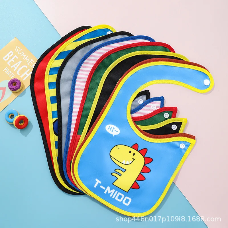 

0～3 Years Old Baby Eating Bib, Waterproof Bib, Children's Saliva Towel, Super Soft Diamond Velvet, Easy To Put on And Take Off