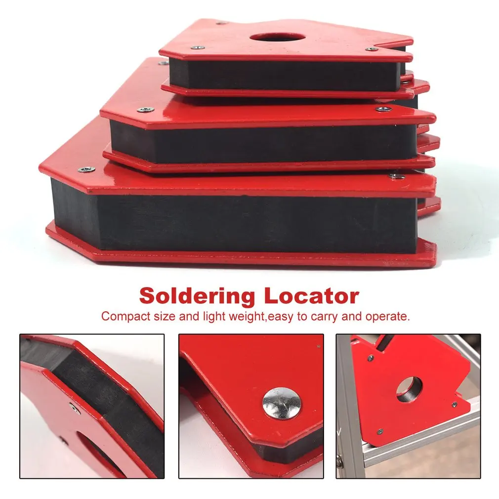 

Soldering Locator 25LB/50LB/75LB Magnetic Welding Holder 3 Angle Arrow Welder Positioner Power Tool Accessories