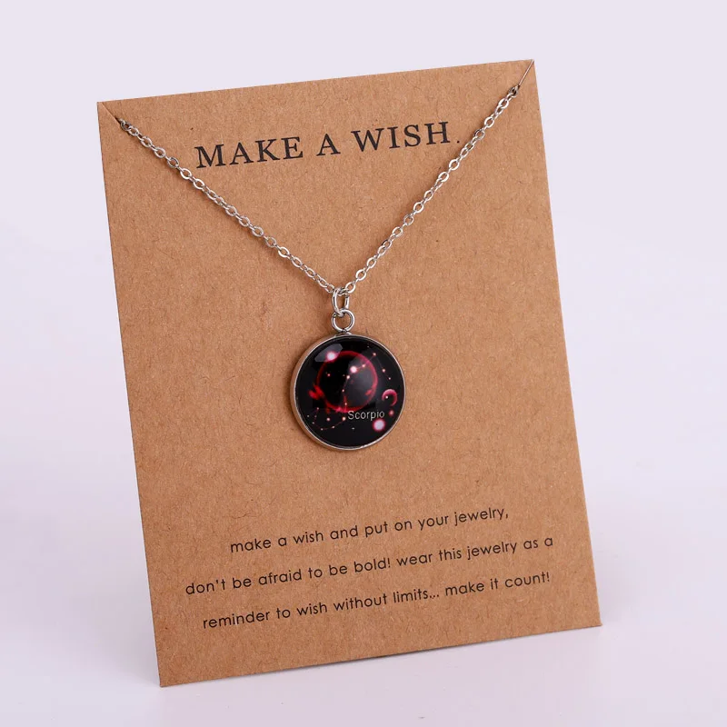 Созвездия Зодиака Ожерелья Водолей рыбы Овен Телец близнец Рак Лев Дева весы