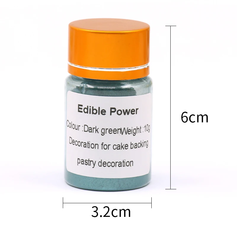 Пищевой порошок зеленого цвета для шоколада торта хлеба выпечки обжарки
