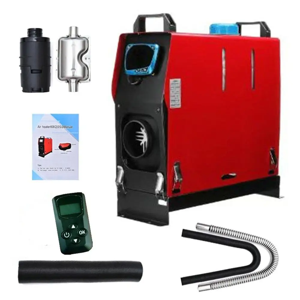 5000 Вт нагреватель воздуха 5 кВт 12 В для автомобиля ЖК дисплей грузовика автобуса Rv