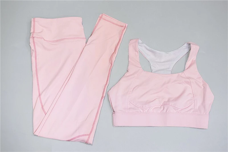 Женский спортивный костюм колготки для фитнеса и йоги комплект женщин одежда