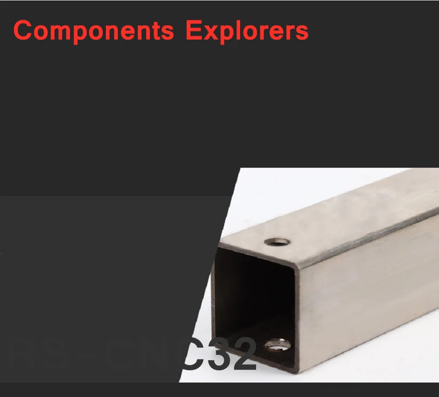 4 шт. 304 # Нержавеющая сталь трубы квадратного сечения 30*30 мм специальные