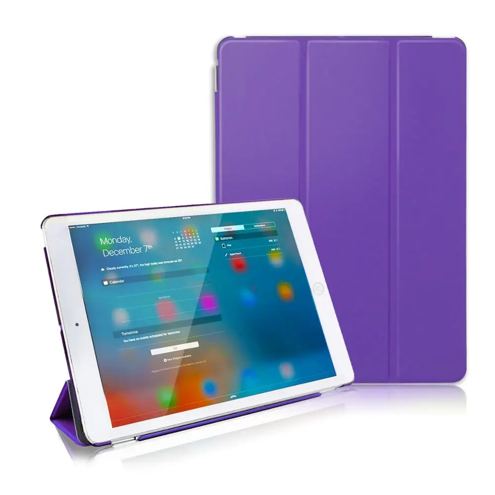 Purple Ультратонкий смарт-чехол для iPad 2/3/4 9," A1395 A1396 A1397 A1416 A1430 A1403 A1458 A1459 A1460 на магните с подставкой Чехол - Цвет: Purple