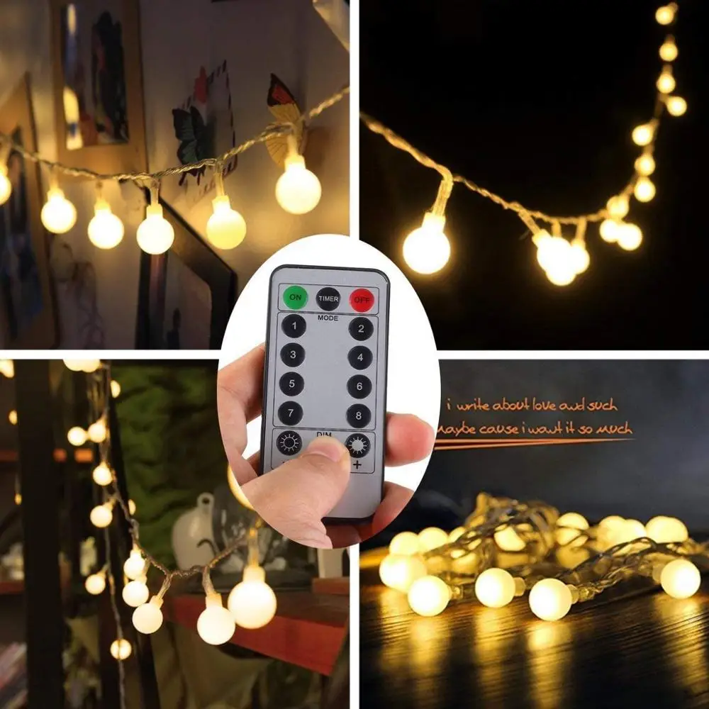 СВЕТОДИОДНАЯ Гирлянда LEADLY Ball s 80 водонепроницаемая светодиодная гирлянда Star Light с