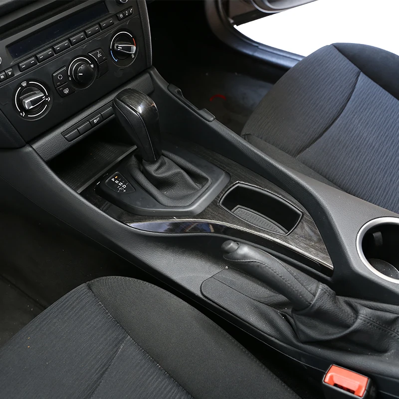 

Car Central Control Gear Shift Panel Cover Frame Sticker For BMW X1 E84 2013-2015 Interior Decoration Protection Car Styling ABS