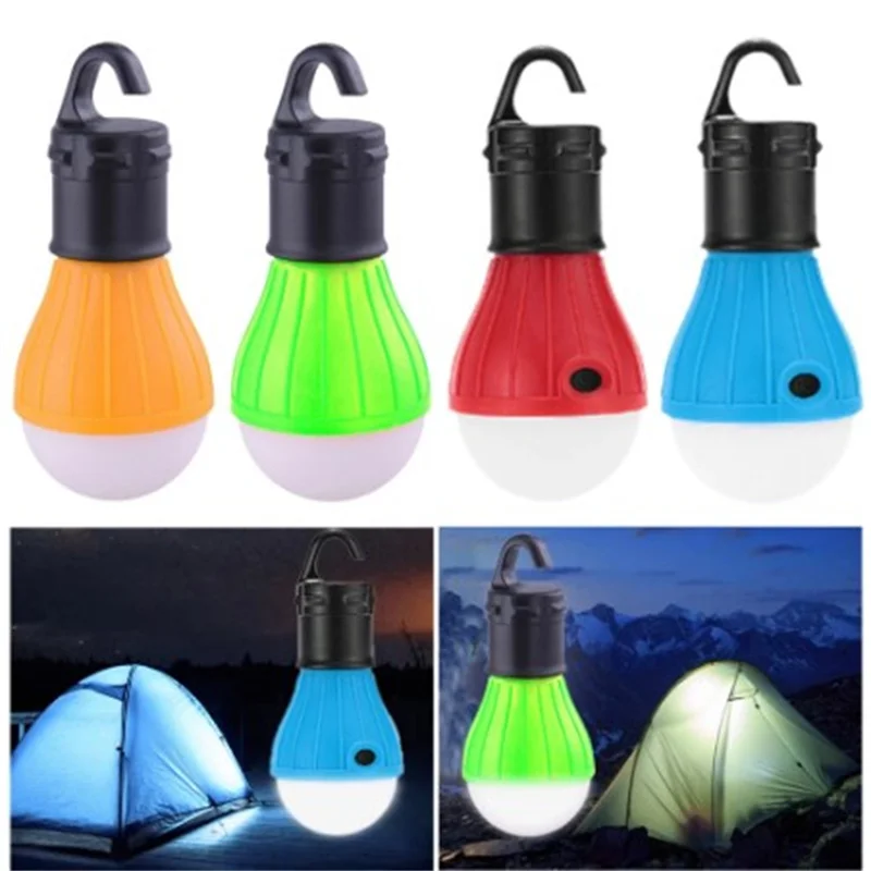 

Portable LED Lamp Bulb Camping Light Emergency Light With Hanging Hook Tent Light Camping Lantern Waterproof