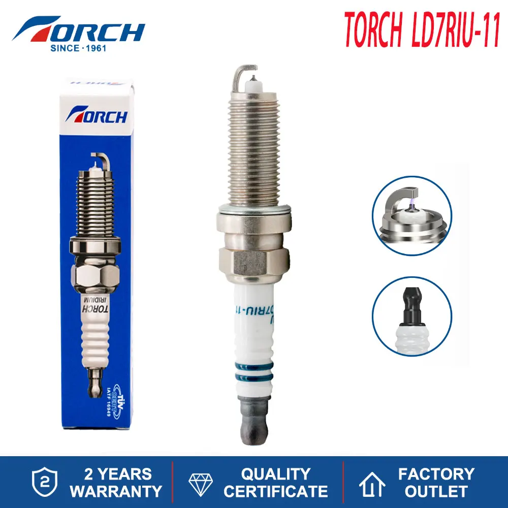 

Automobile Motorcycle High Quality Ignition TORCH Spark Plug LD7RIU-11 Fit for MAZDA Nissan Honda MERCEDES-BENZ Toyota SUBARU