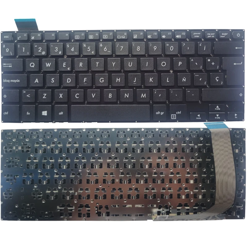 

NEW Spanish /SP laptop keyboard FOR ASUS VivoBook x407 x407m x407ma x407u x407ua x407ub A407 black no frame