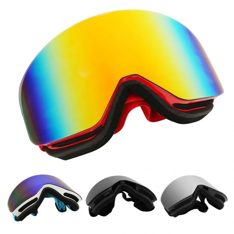 Лыжные очки унисекс для катания на лыжах и сноуборде с защитой от УФ лучей маска