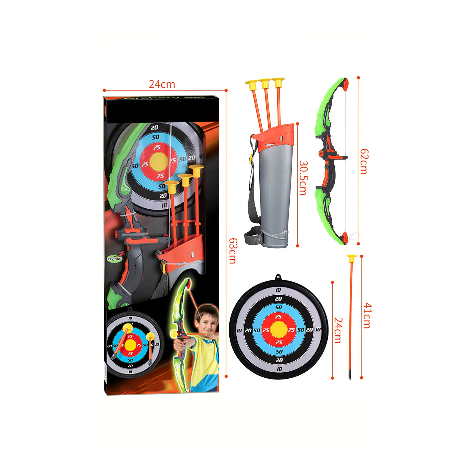 

Светильник вверх стрельба из лука лук и стрелы набор игрушек для детей/мальчиков/девочек с номером 3 присоска стрелки