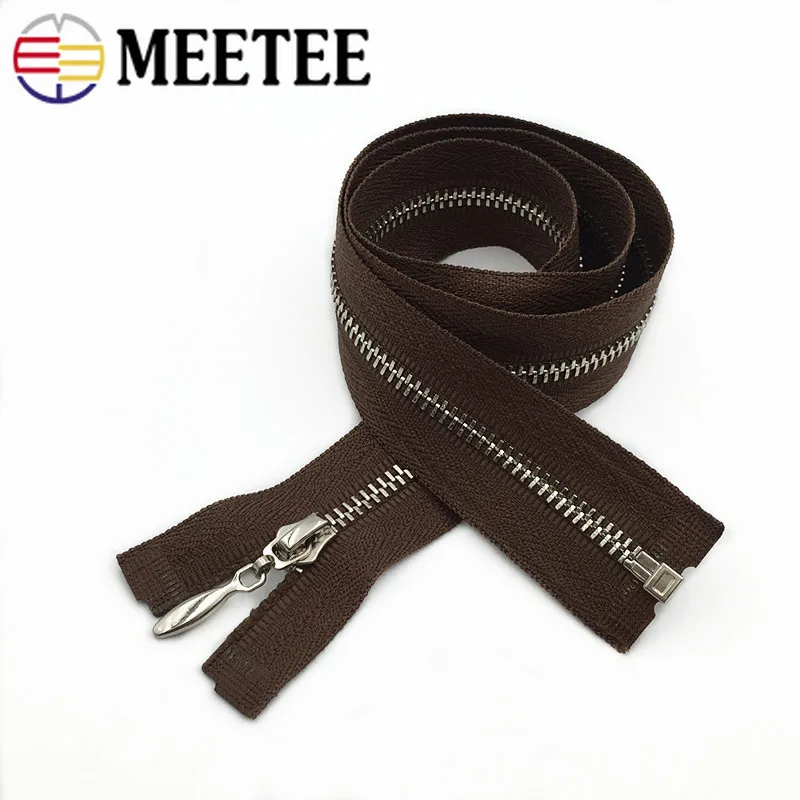 Meetee 1 шт. 60 см 3 # Металлические молнии с открытым концом автоматическая