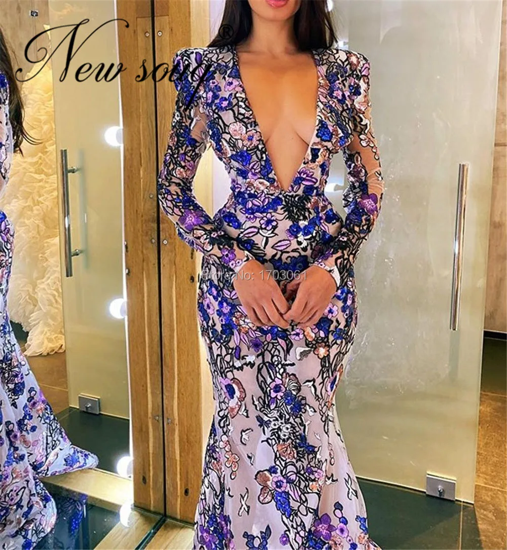 Женское вечернее платье с V-образным вырезом длинное юбкой-годе | Свадьбы и