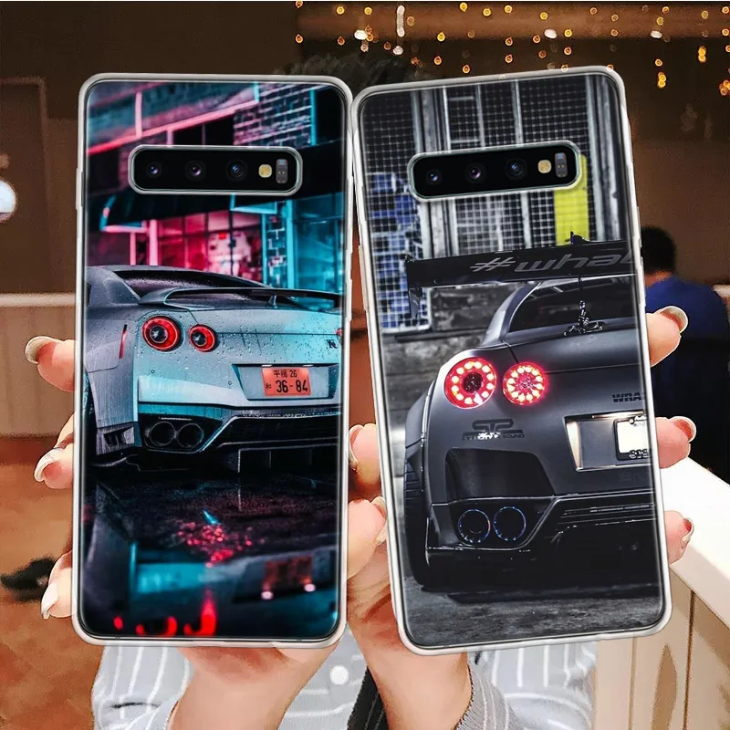 GTR спортивный автомобильный JDM силиконовый телефонный чехол для Samsung Galaxy S23 S24 Ultra