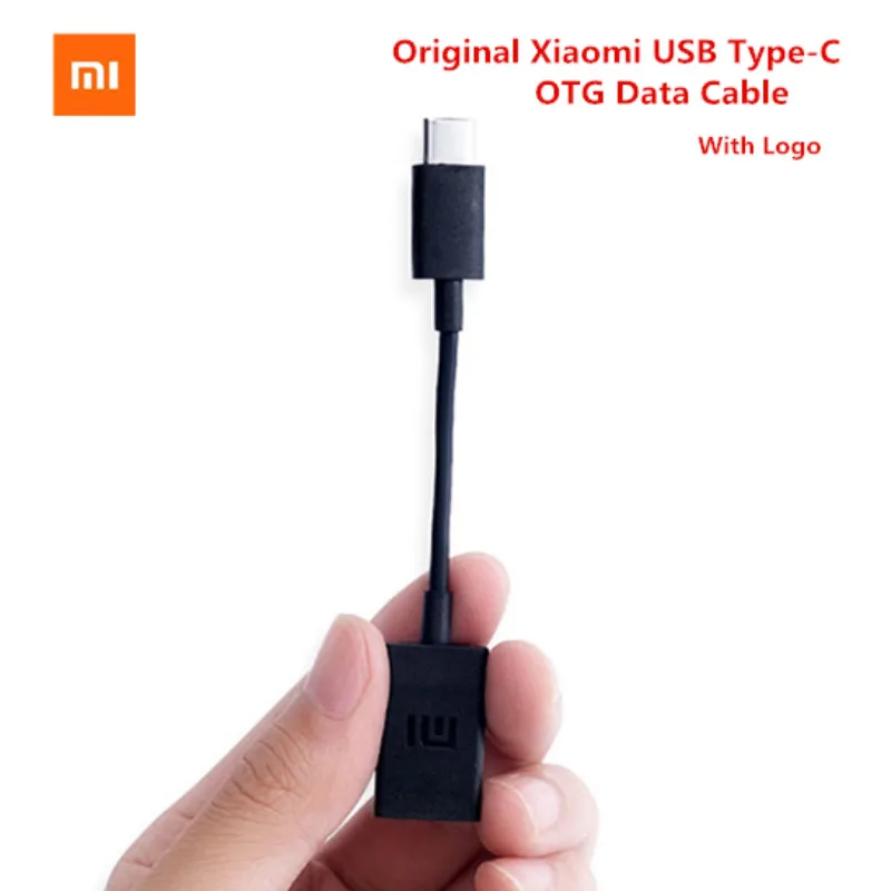 Оригинальный кабель XIAOMI Redmi Note 8 Pro Type C OTG USB для передачи данных переходник Mi 9 9T A3 A2