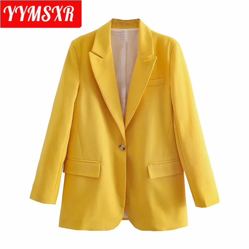 

Women's Suit Female Jacket Temperament All-match Solid Color Self-cultivation Leisure Elegant Loose Fashion Elegant Clothes Tops