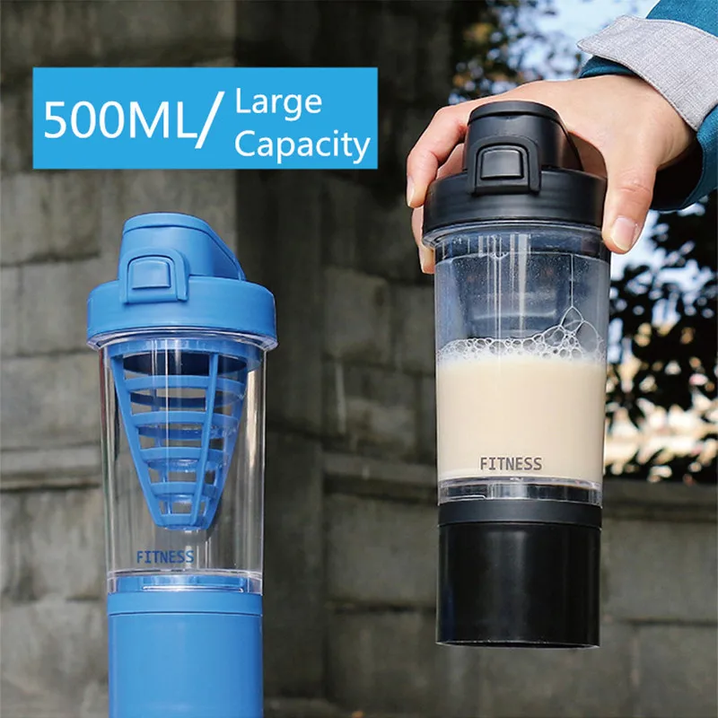Новый спортивный уличный чайник для фруктового сока шейкер белкового порошка