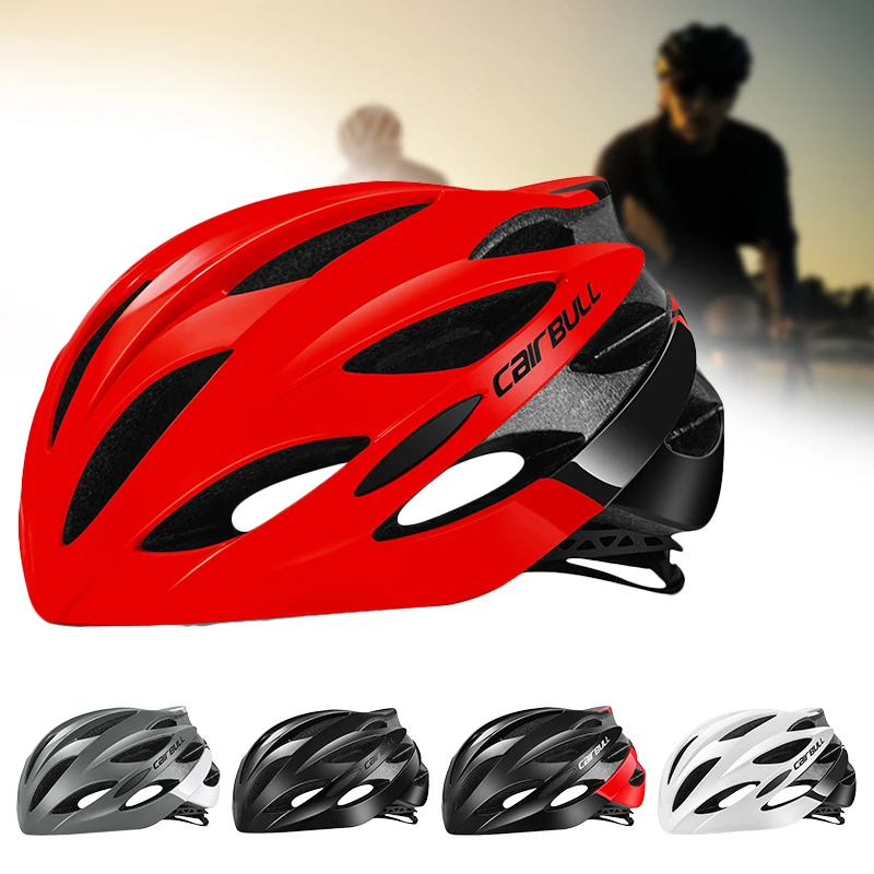 

CAIRBULL Bicycle Helmets Motorcycle Modular Integrally Full-Covered Sports Helmets Men Women 54-62cm Adjustable Helmets