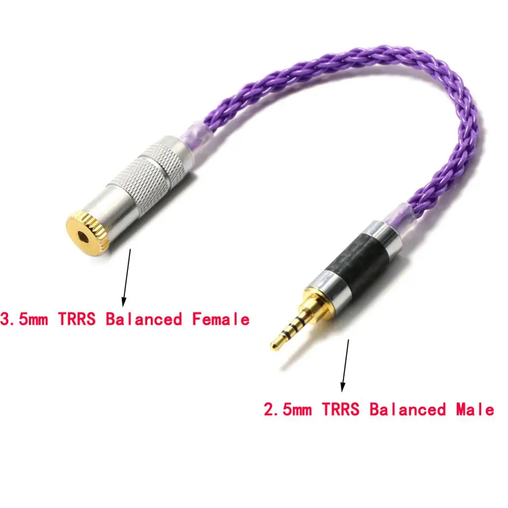 Thouliess HIFI 2 5 мм TRRS сбалансированный штекер до 3 женский аудиоадаптер кабель для AK240
