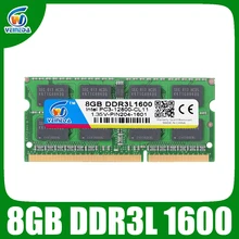 VEINEDA laptop ram DDR3L 8gb 1333  ram-memoria-ddr3L 1333Mhz For Intel AMD Sodimm ddr3L 8gb pc3-12800 204pin