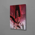 Asta черная фоторамка в виде клевера, искусство на стене, холст для гостиной, дома, спальни, кабинета, спальни, в рамке, деревянные украшения, принты