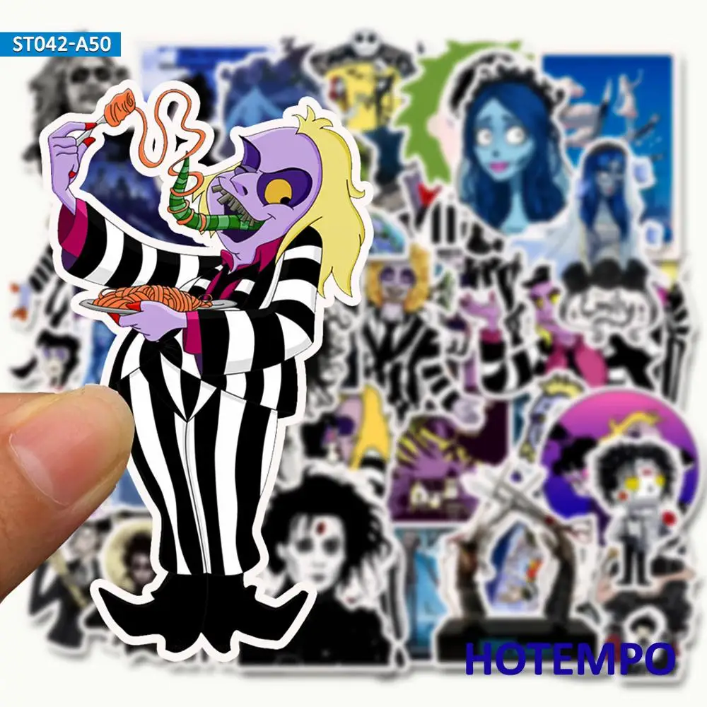 50 шт. классический стикер Тима Бертона для граффити из фильма сделай сам