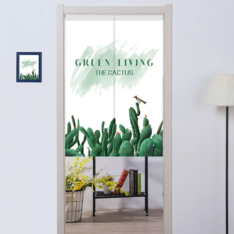 Скандинавские зеленые листья для спальни гостиной кухни ванной комнаты