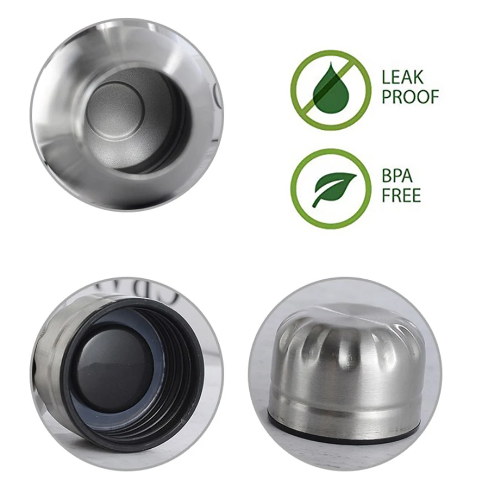 Портативная уличная бутылка для воды 500/750/1000 мл герметичная Вакуумная из