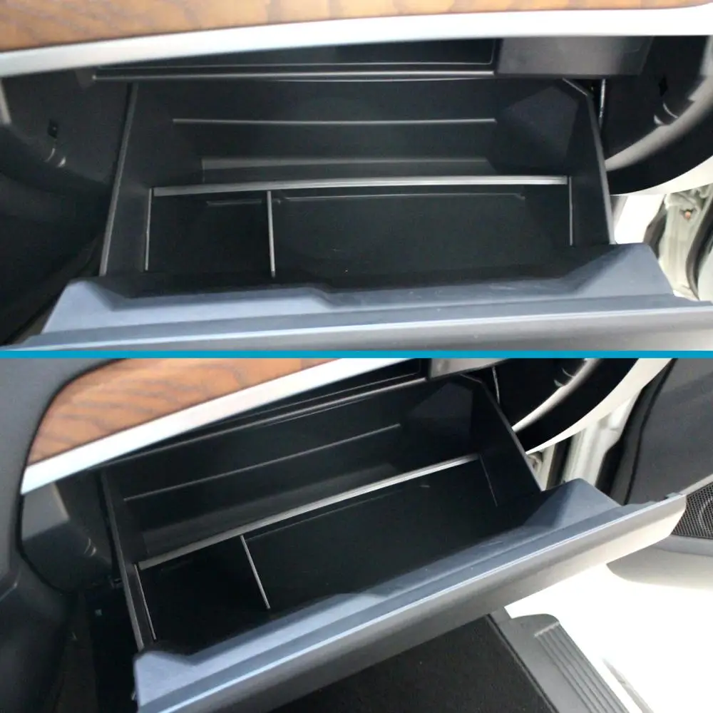 

ZUNDUO Car Storage Box For Mitsubishi Pajero 2010 ~ 2019 Accessories Console Tidying Co-Pilot Center Box