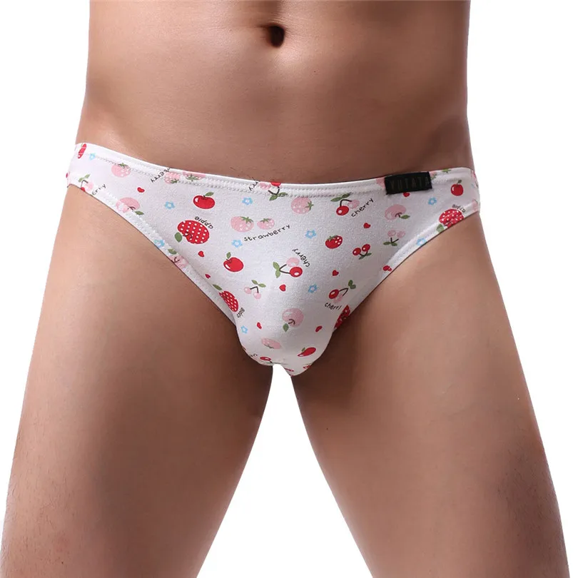 Сексуальные трусики YUTATA мужские трусы с мультяшным рисунком эластичные штаны