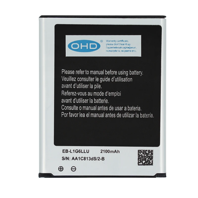 OHD 3 7 v 1500mAh литий ионный аккумулятор для телефона EB425161LU Samsung Galaxy S3 mini S3Mini i8190 i8160 S7562