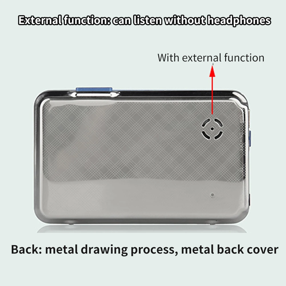 3-дюймовый мультимедийный металлический многофункциональный рекордер MP4 FM-Радио